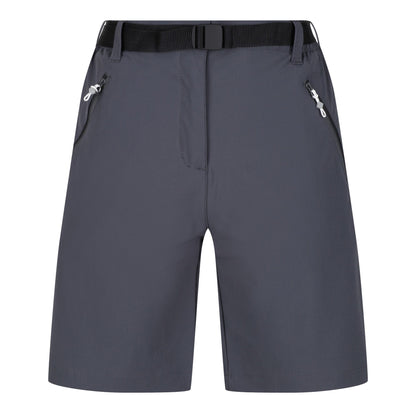 Seal Grey - Front - Regatta Womens-Ladies Xert III Stretch Shorts