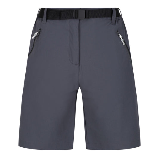 Seal Grey - Front - Regatta Womens-Ladies Xert III Stretch Shorts