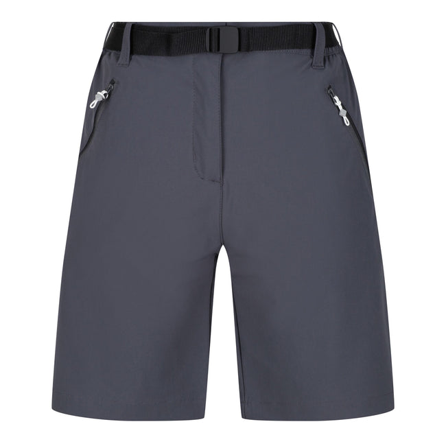 Seal Grey - Front - Regatta Womens-Ladies Xert III Stretch Shorts