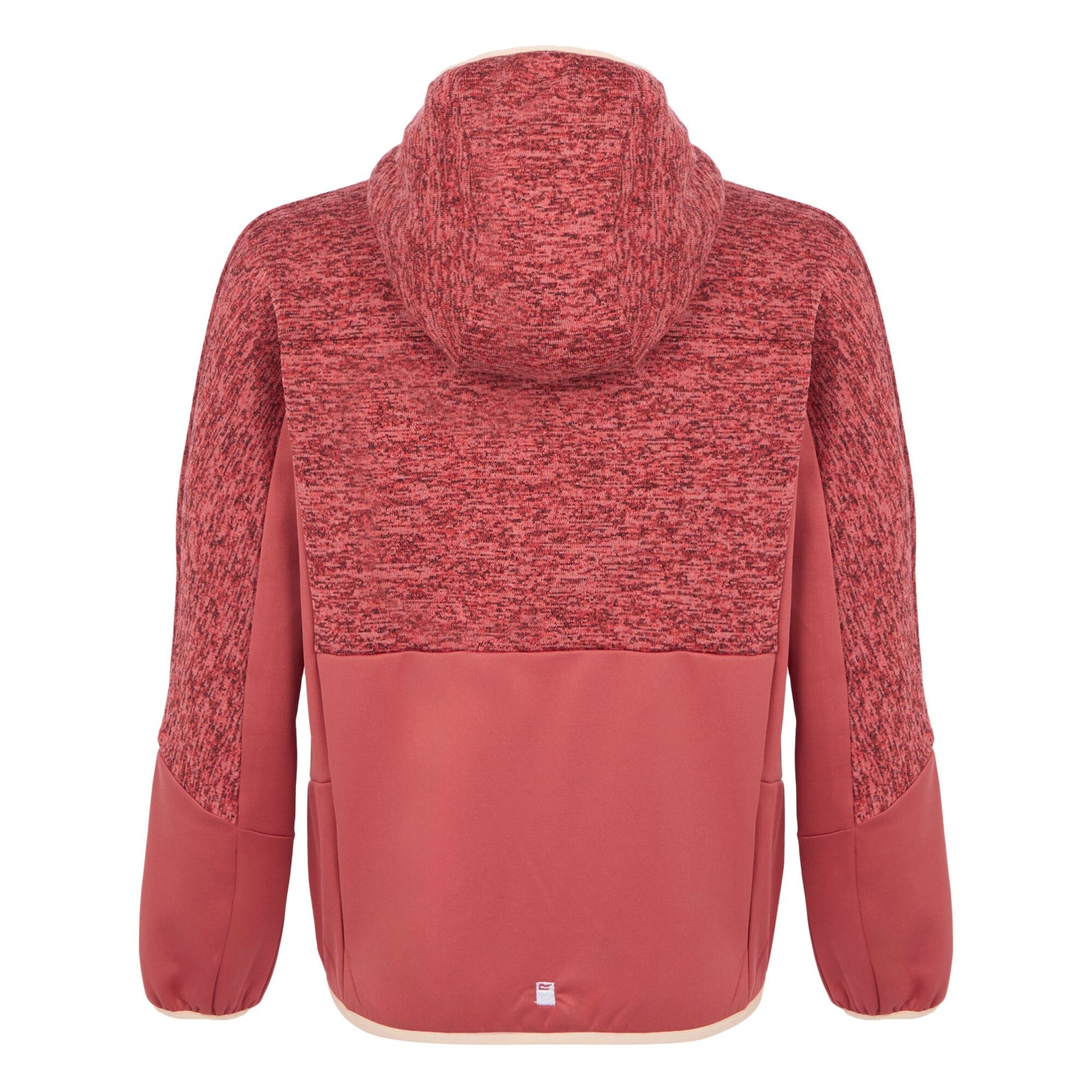 Red Sky-Mineral Red - Back - Regatta Childrens-Kids Dissolver IX Marl Full Zip Fleece Jacket