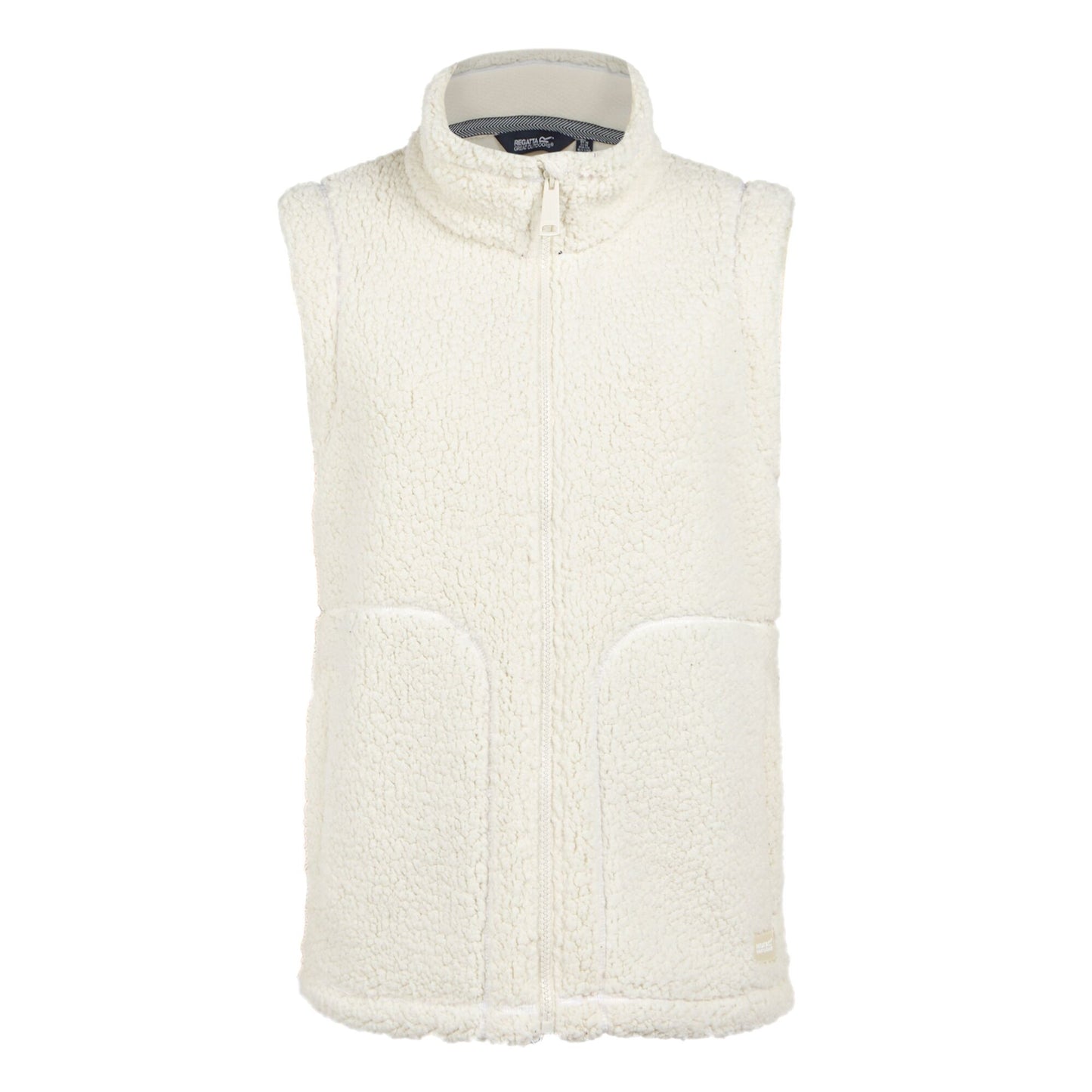 Light Vanilla - Front - Regatta Womens-Ladies Calmry Borg Fleece Lined Gilet