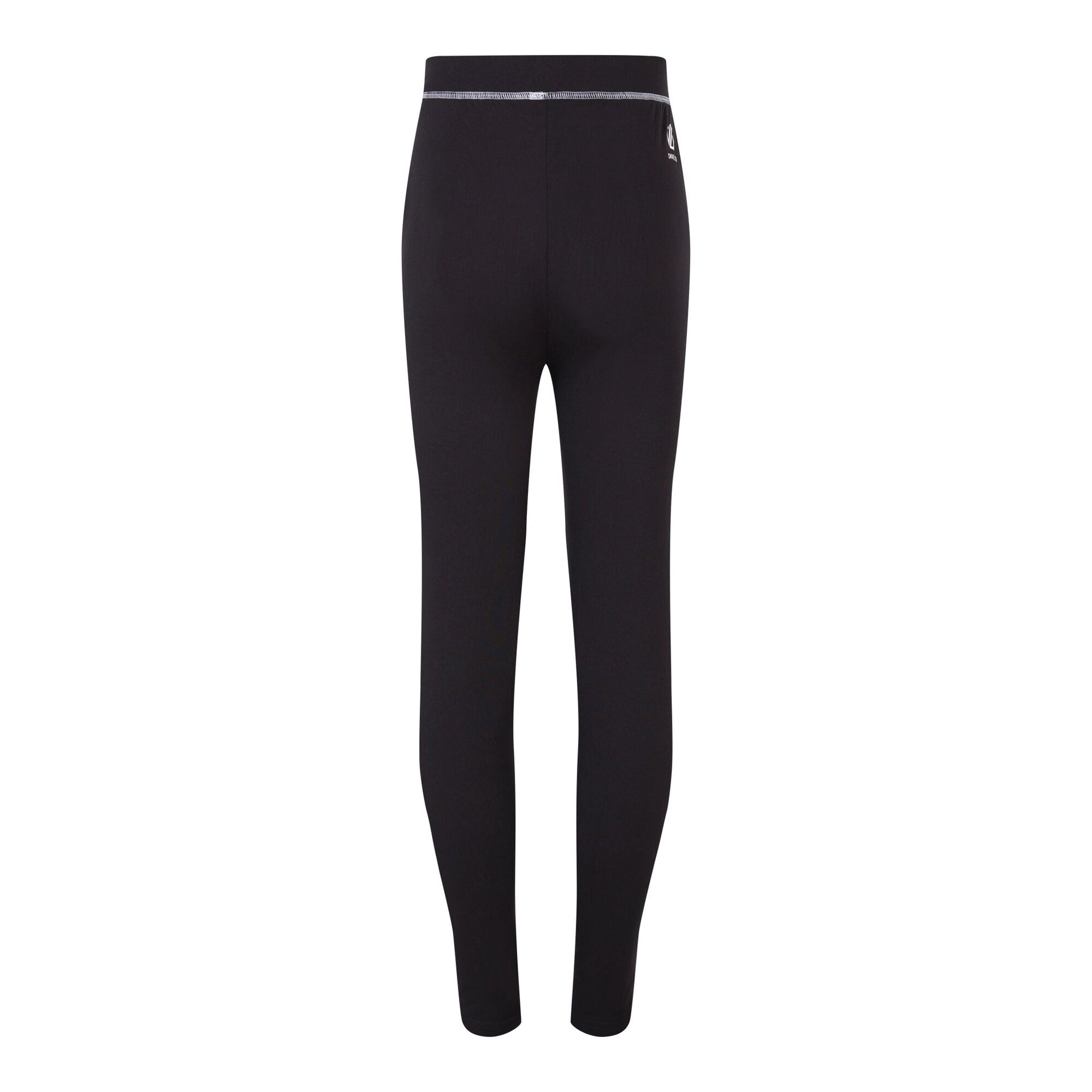 Black - Close up - Dare 2B Childrens-Kids Pow II Plain Base Layer Set