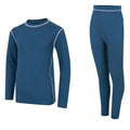 Moonlight Denim - Front - Dare 2B Childrens-Kids Pow II Plain Base Layer Set