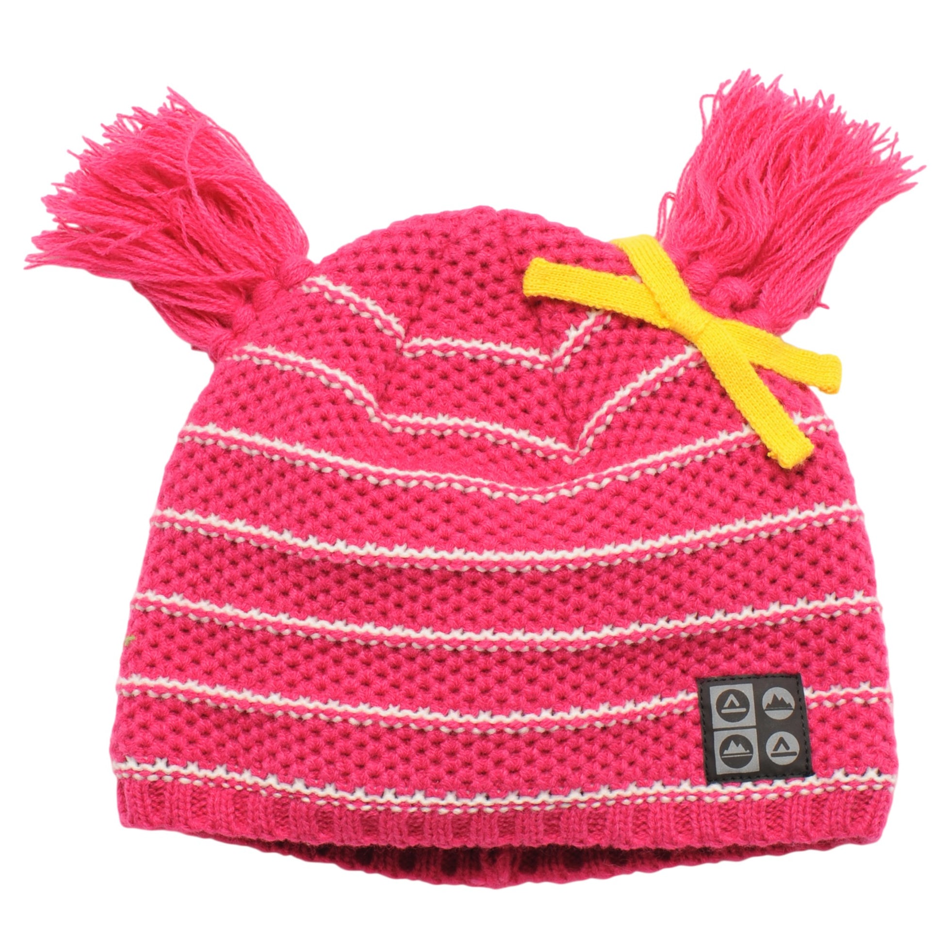 Electric Pink - Back - Dare 2B Kids Girls Precede Winter Beanie Hat