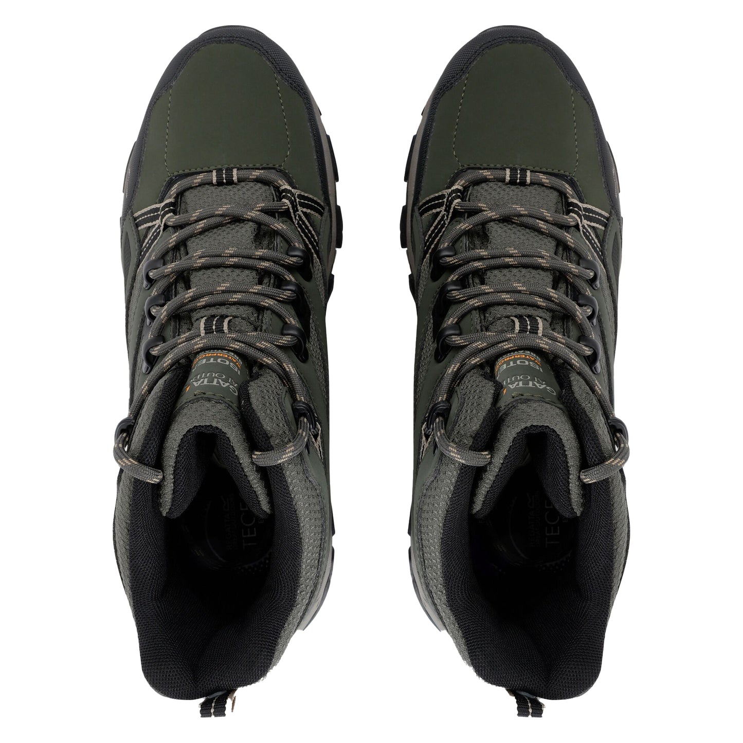 Dark Khaki-Gold Sand - Close up - Regatta Mens Holcombe III Walking Boots