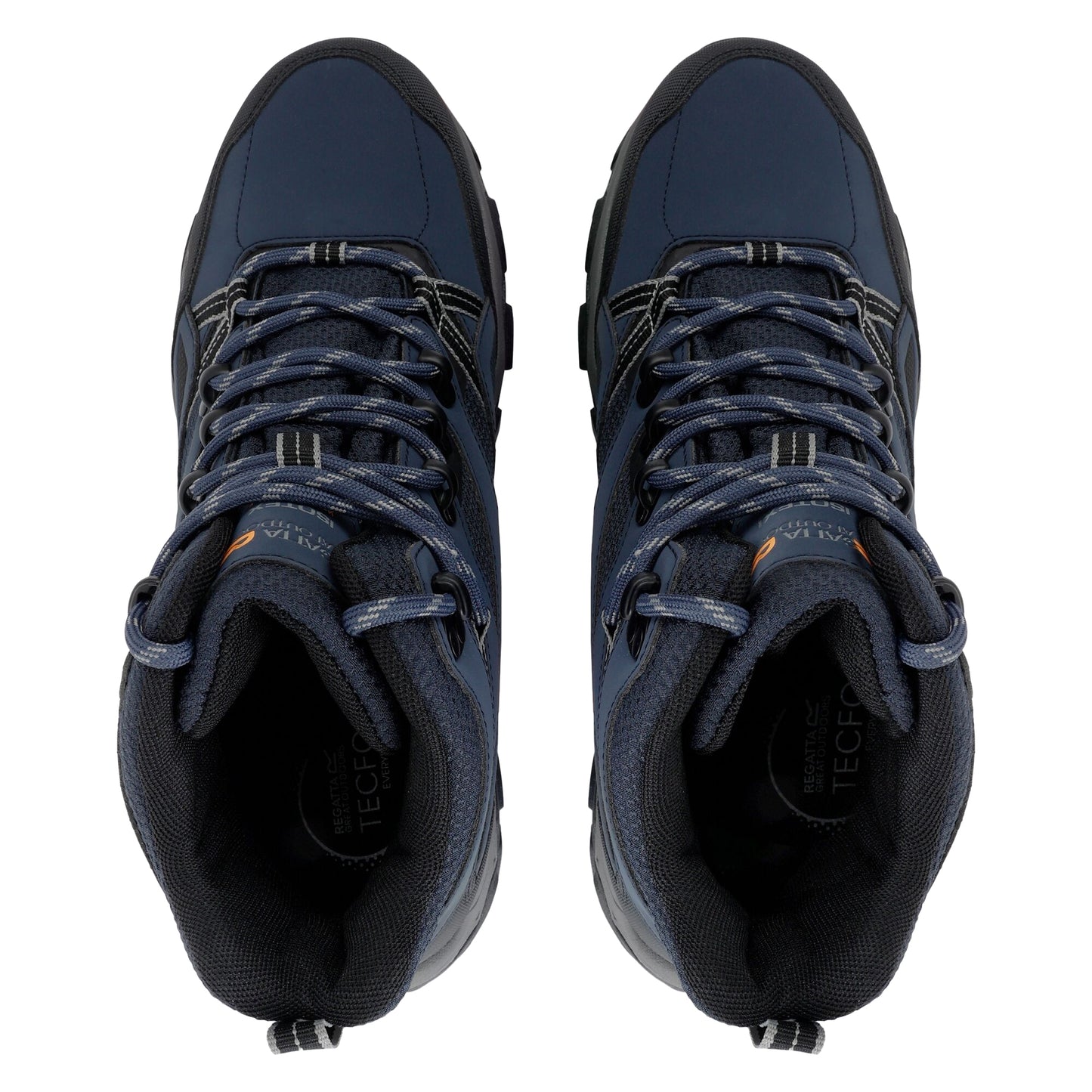 Navy-Dark Steel - Pack Shot - Regatta Mens Holcombe III Walking Boots