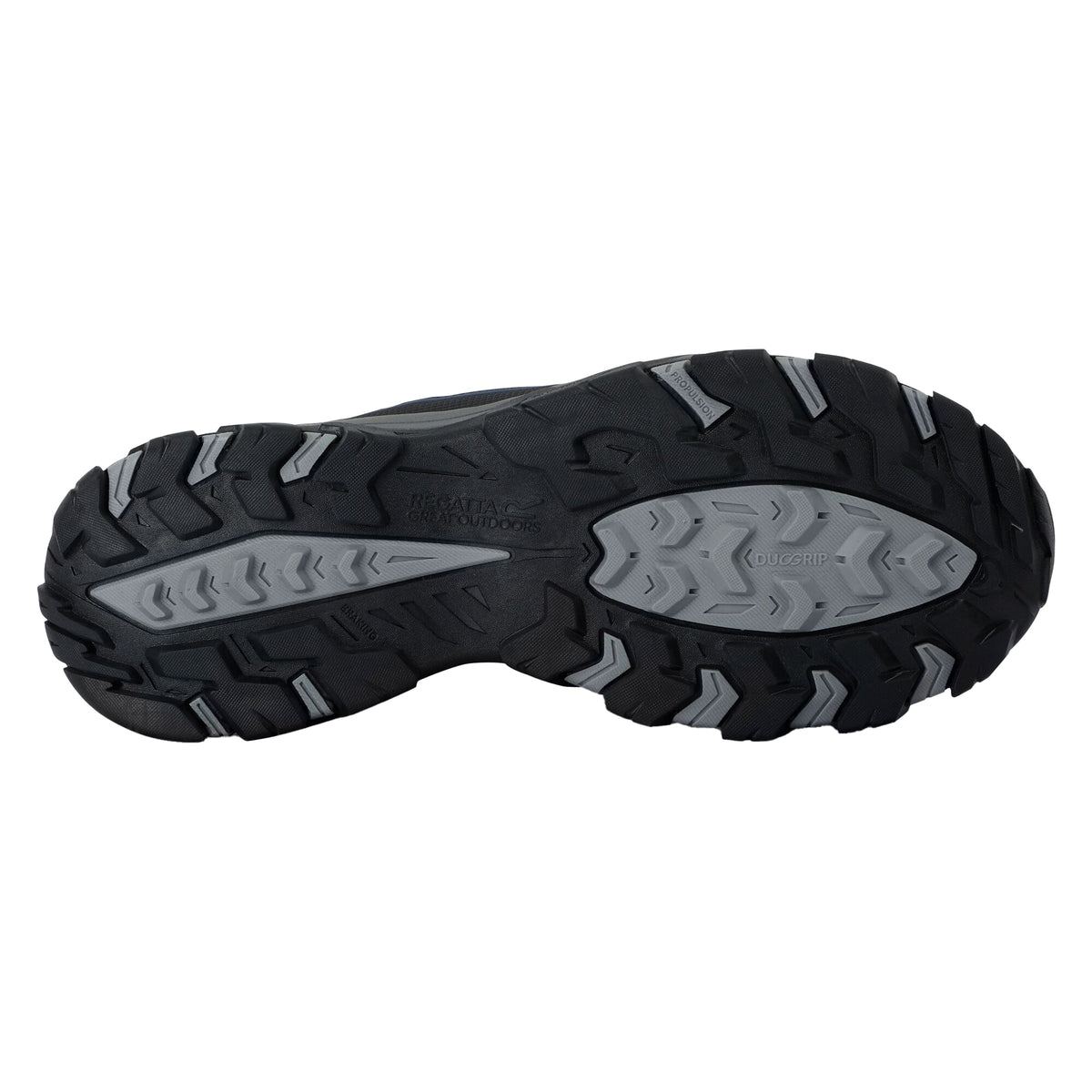 Navy-Dark Steel - Close up - Regatta Mens Holcombe III Walking Boots