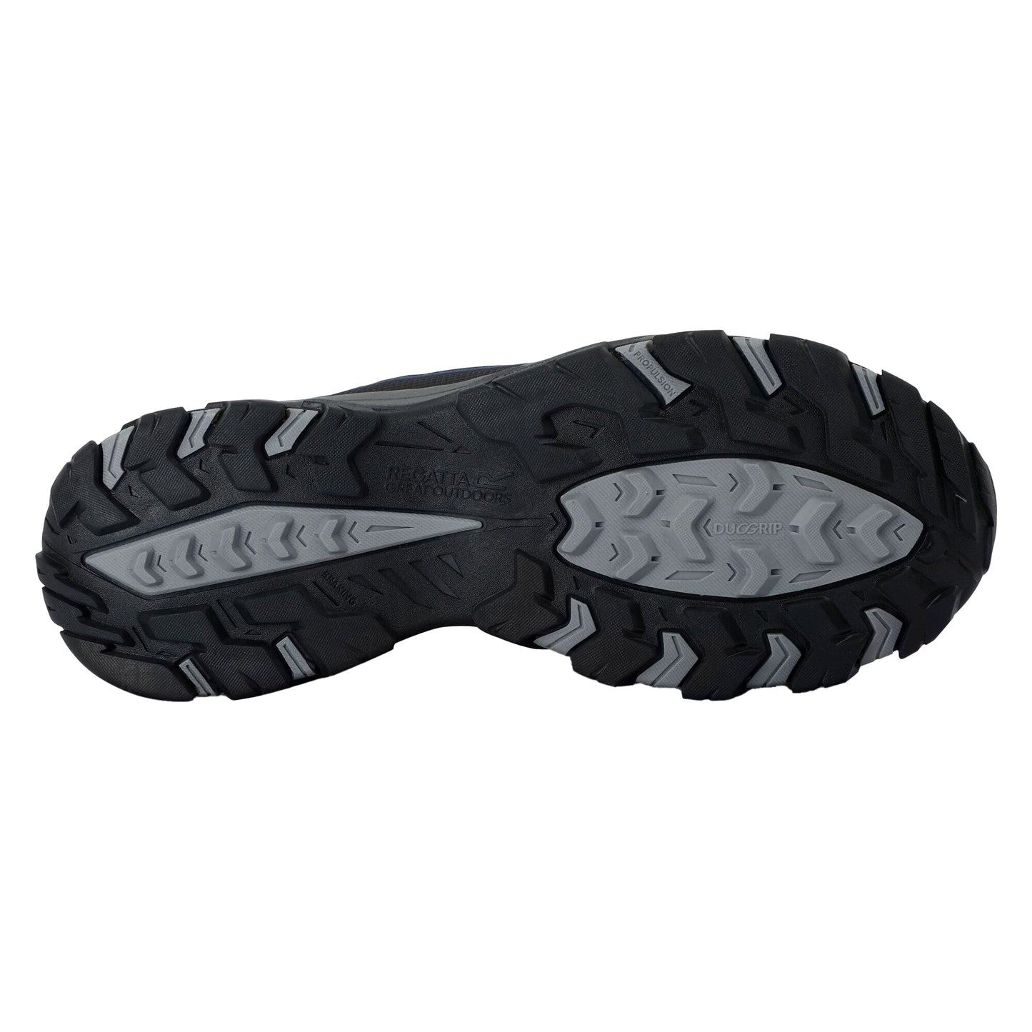 Navy-Dark Steel - Close up - Regatta Mens Holcombe III Walking Boots