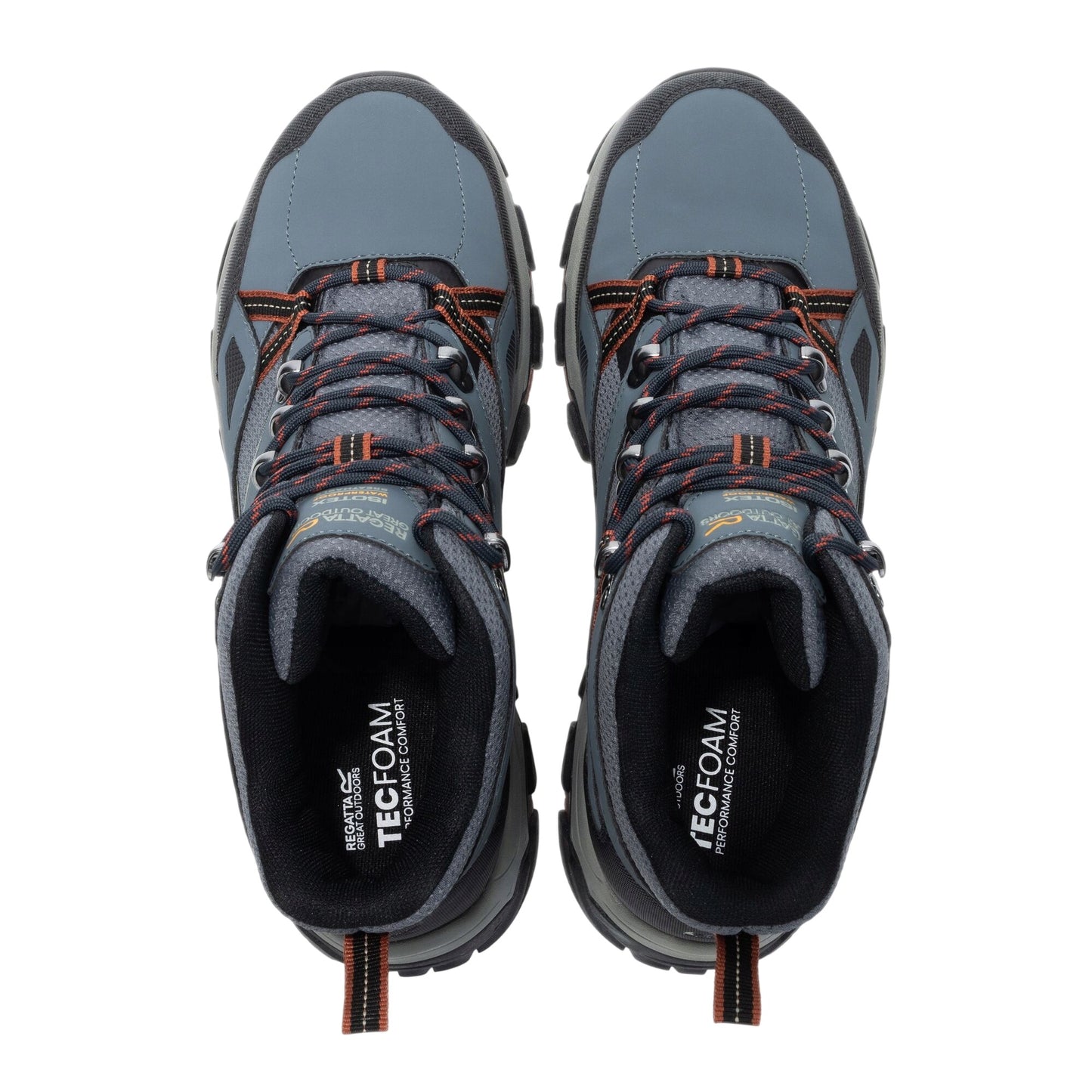 Dark Storm-Brick - Lifestyle - Regatta Mens Holcombe III Walking Boots