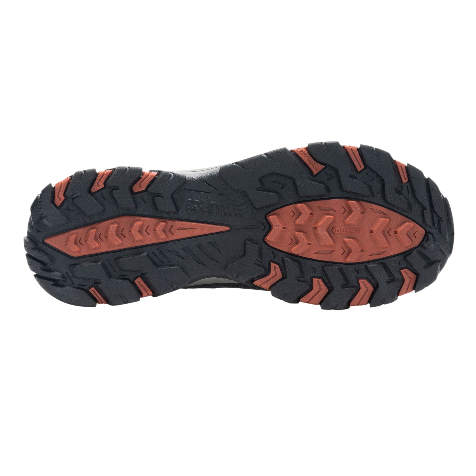 Dark Storm-Brick - Pack Shot - Regatta Mens Holcombe III Walking Boots
