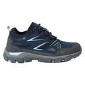 Navy-Aruba Blue - Lifestyle - Regatta Womens-Ladies Holcombe III Low Walking Shoes