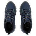 Navy-Aruba Blue - Pack Shot - Regatta Womens-Ladies Holcombe III Low Walking Shoes