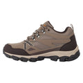 Walnut-White Pepper - Side - Regatta Womens-Ladies Holcombe III Low Walking Shoes