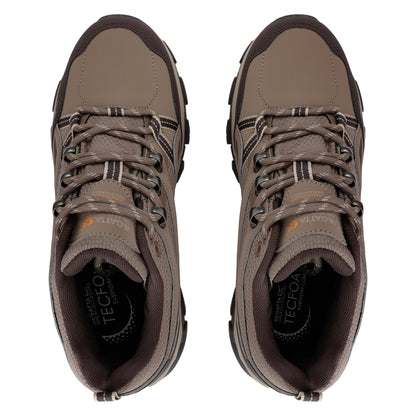 Walnut-White Pepper - Pack Shot - Regatta Womens-Ladies Holcombe III Low Walking Shoes