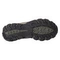 Walnut-White Pepper - Close up - Regatta Womens-Ladies Holcombe III Low Walking Shoes