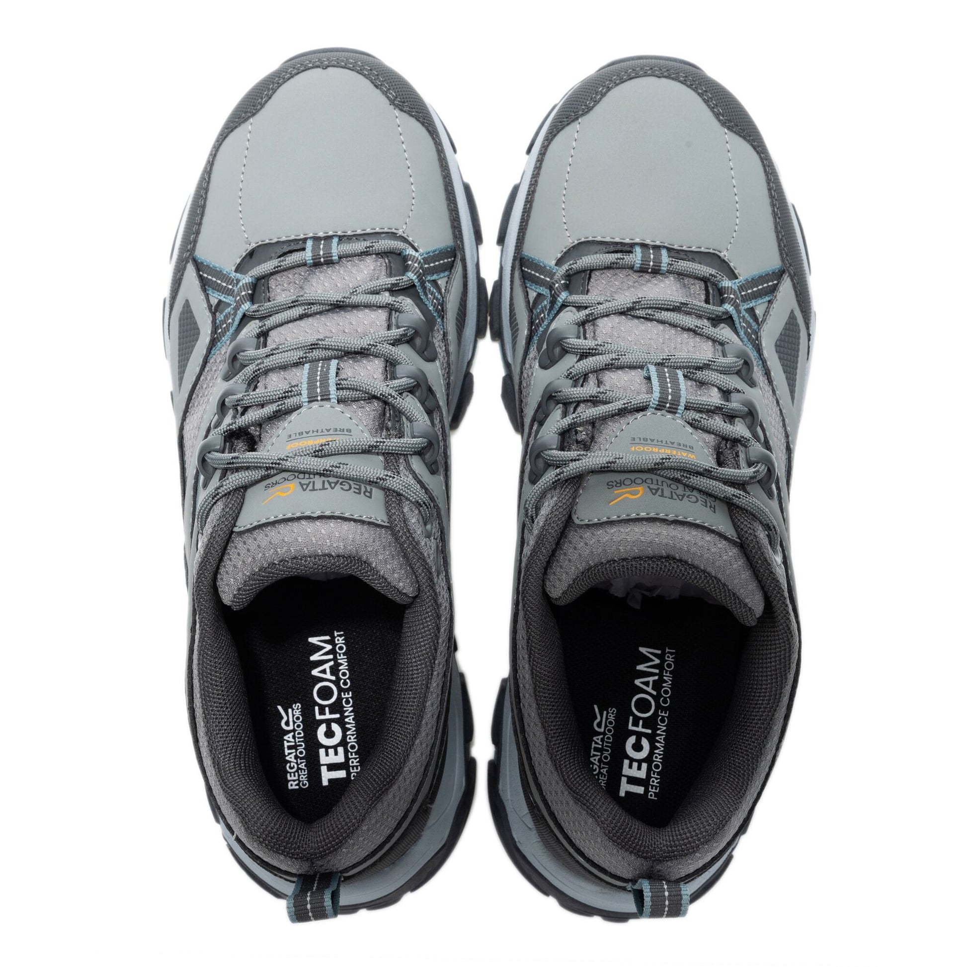 Dark Steel-Ivy Moss - Lifestyle - Regatta Womens-Ladies Holcombe III Low Walking Shoes