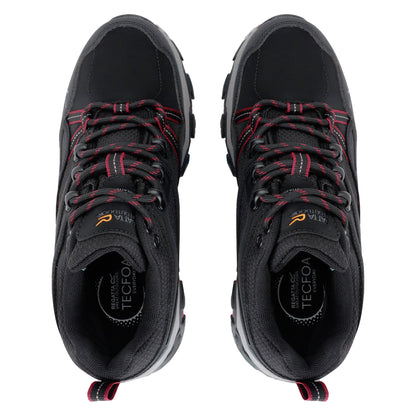 Black-Beaujolais - Close up - Regatta Womens-Ladies Holcombe III Low Walking Shoes