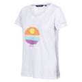 Bleached Aqua - Side - Regatta Womens-Ladies Filandra VIII Want To Have Sun T-Shirt