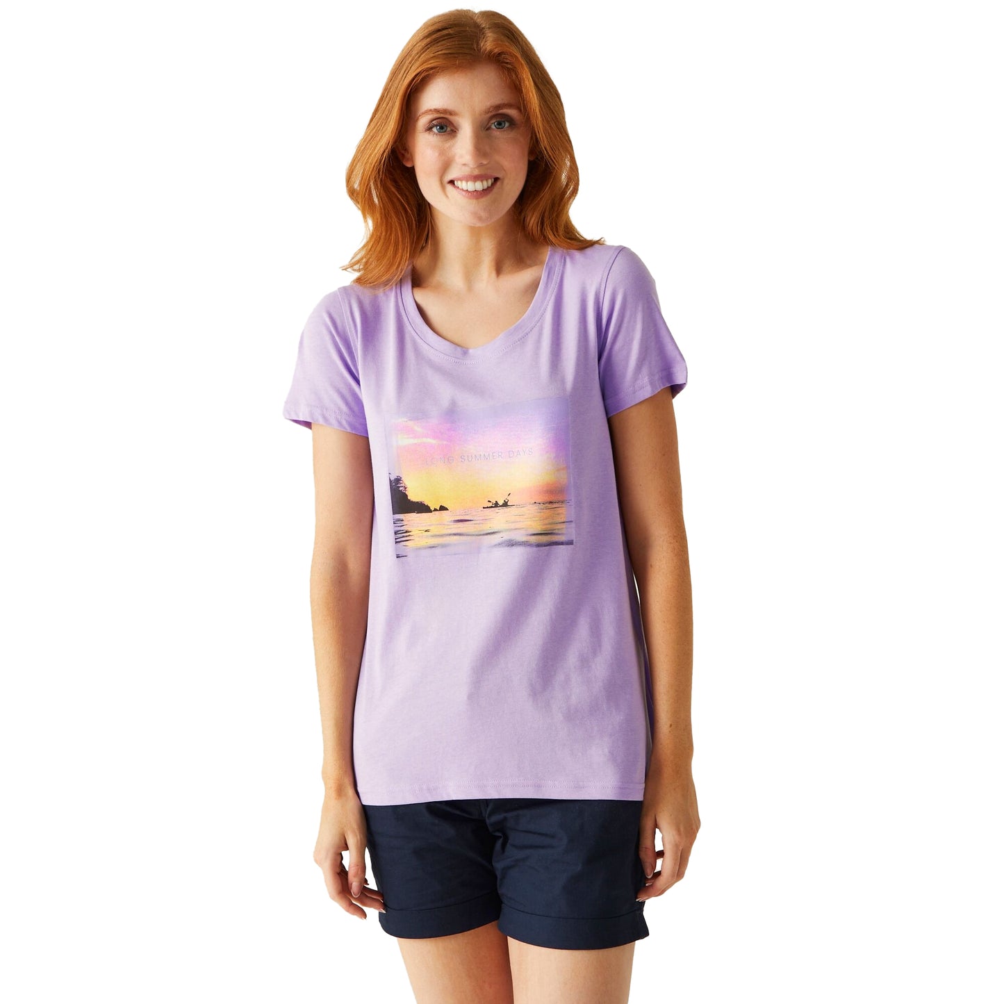 Lilac Frost - Lifestyle - Regatta Womens-Ladies Filandra III Look At The Stars T-Shirt