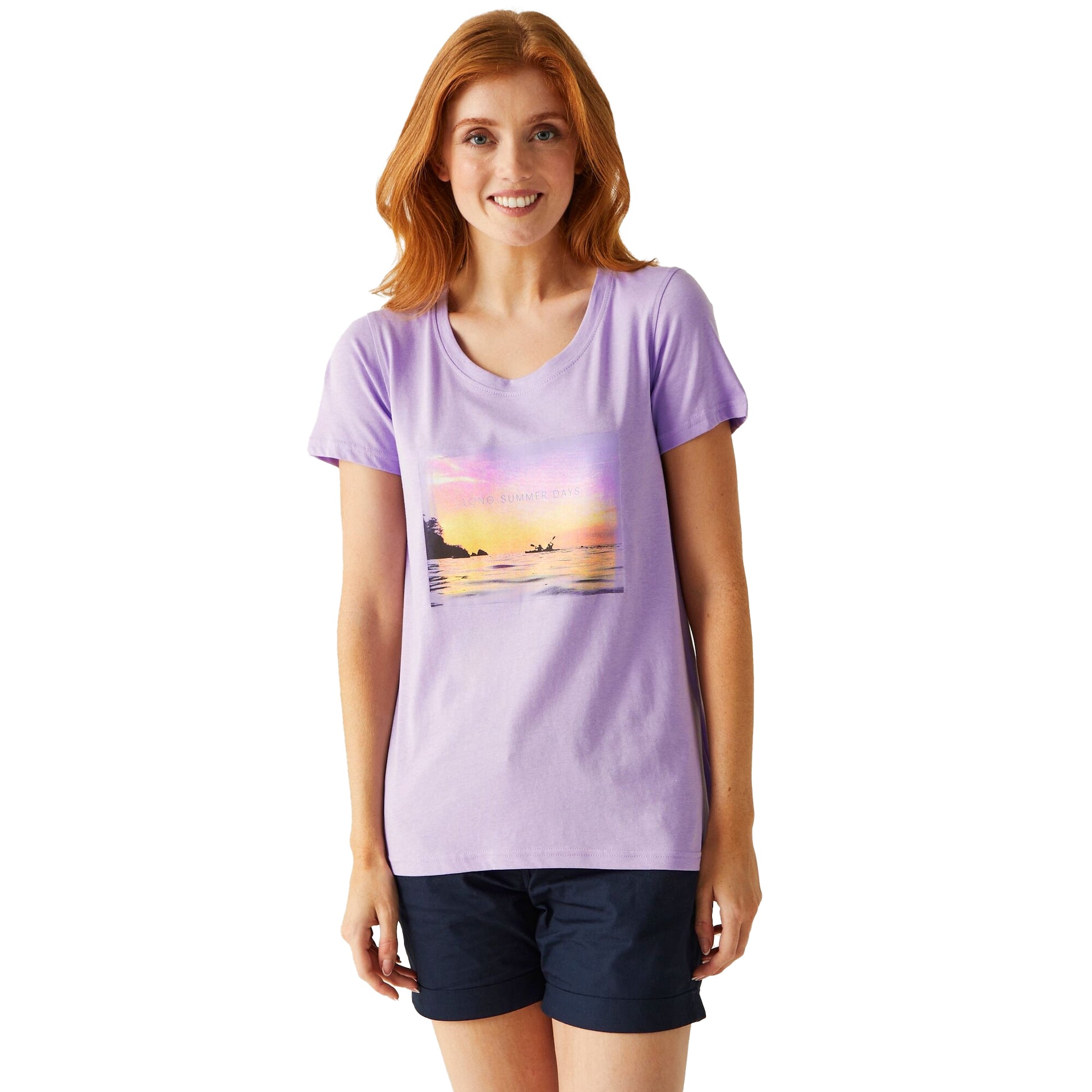 Lilac Frost - Lifestyle - Regatta Womens-Ladies Filandra III Look At The Stars T-Shirt