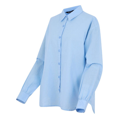 Chambray Blue - Side - Regatta Womens-Ladies Primevere II Shirt