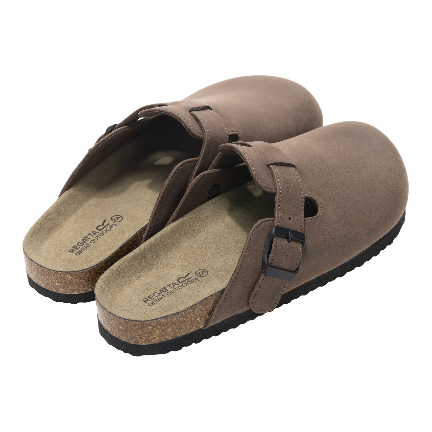 Chestnut - Back - Regatta Womens-Ladies Kaber Mules