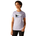 Wisteria Marl - Lifestyle - Regatta Womens-Ladies Fingal IX Landscape T-Shirt
