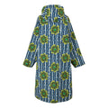 Olive - Back - Regatta Womens-Ladies Orla Kiely Lotus Changing Robe
