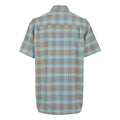 Glacier-Stormy Weather-Fox - Back - Regatta Mens Begarno Checked Short-Sleeved Shirt