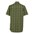 Nephrite Green-Black - Back - Regatta Mens Begarno Checked Short-Sleeved Shirt