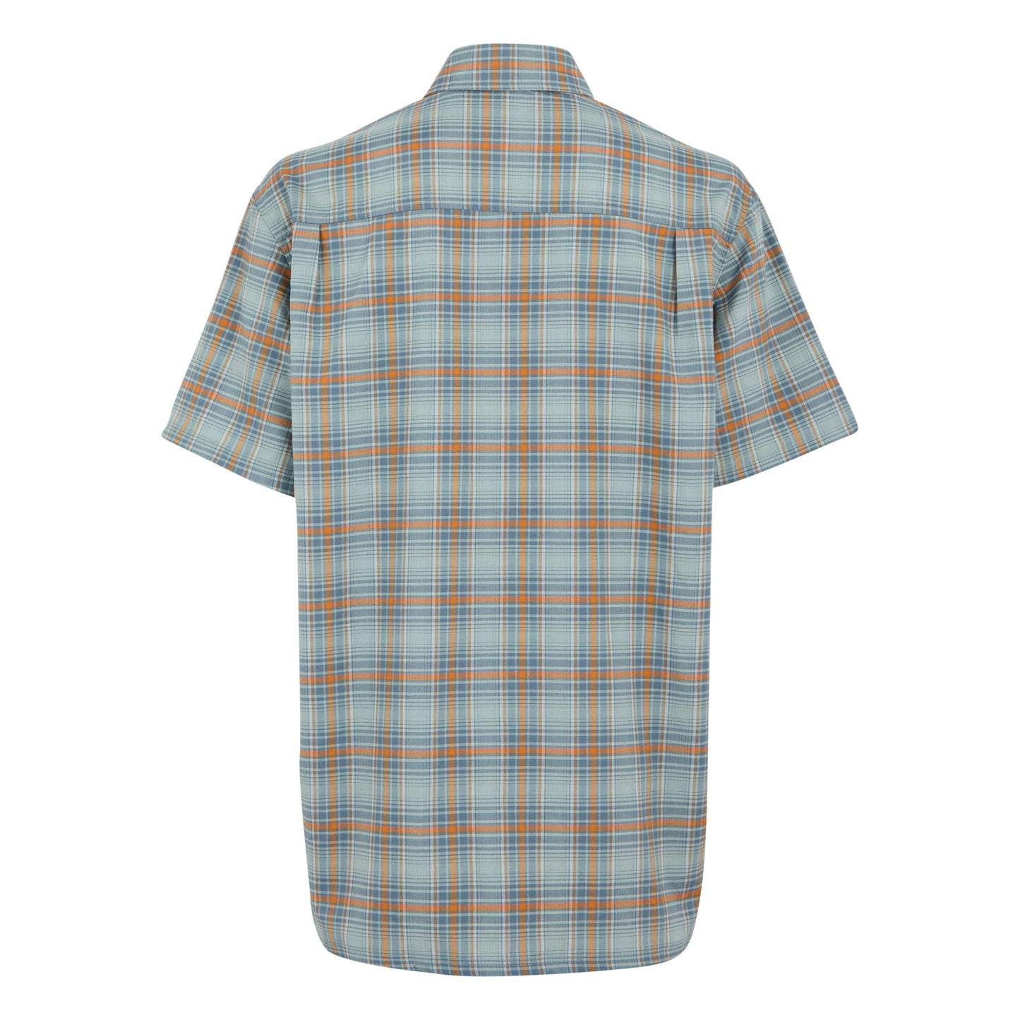 Glacier - Back - Regatta Mens Begarno Checked Short-Sleeved Shirt
