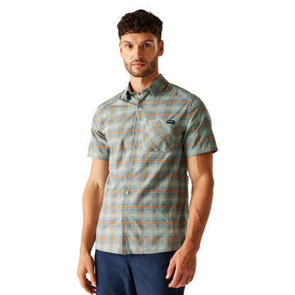 Glacier - Lifestyle - Regatta Mens Begarno Checked Short-Sleeved Shirt