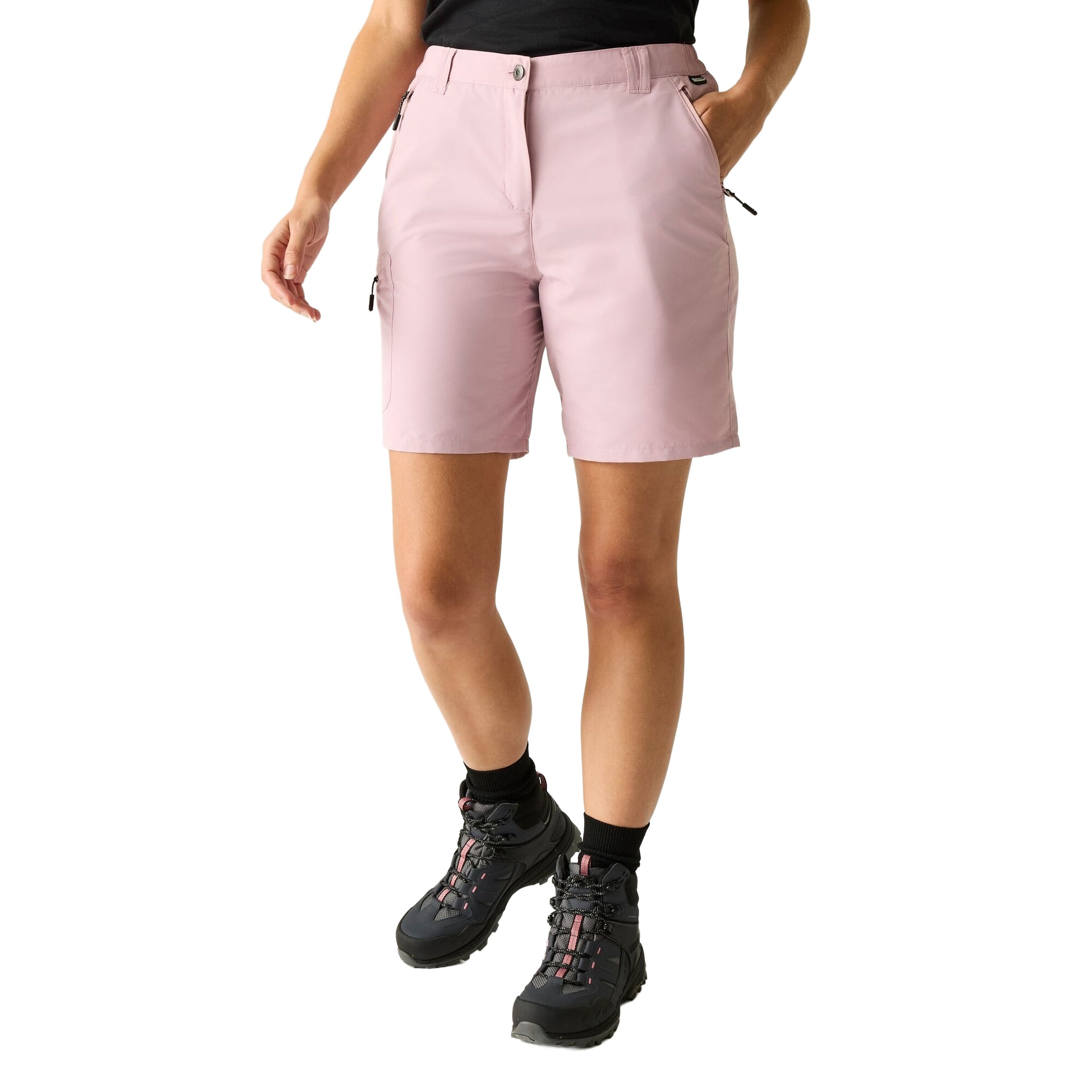 Powder Lilac - Lifestyle - Regatta Womens-Ladies Chaska III Walking Shorts