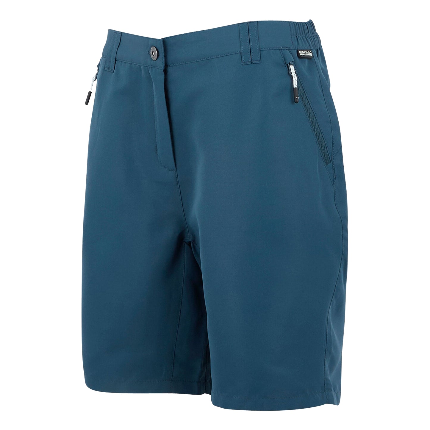 Dark Denim - Side - Regatta Womens-Ladies Chaska III Walking Shorts
