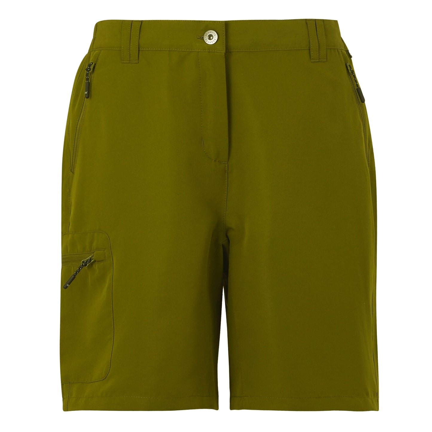 Nephrite Green - Front - Regatta Womens-Ladies Chaska III Walking Shorts