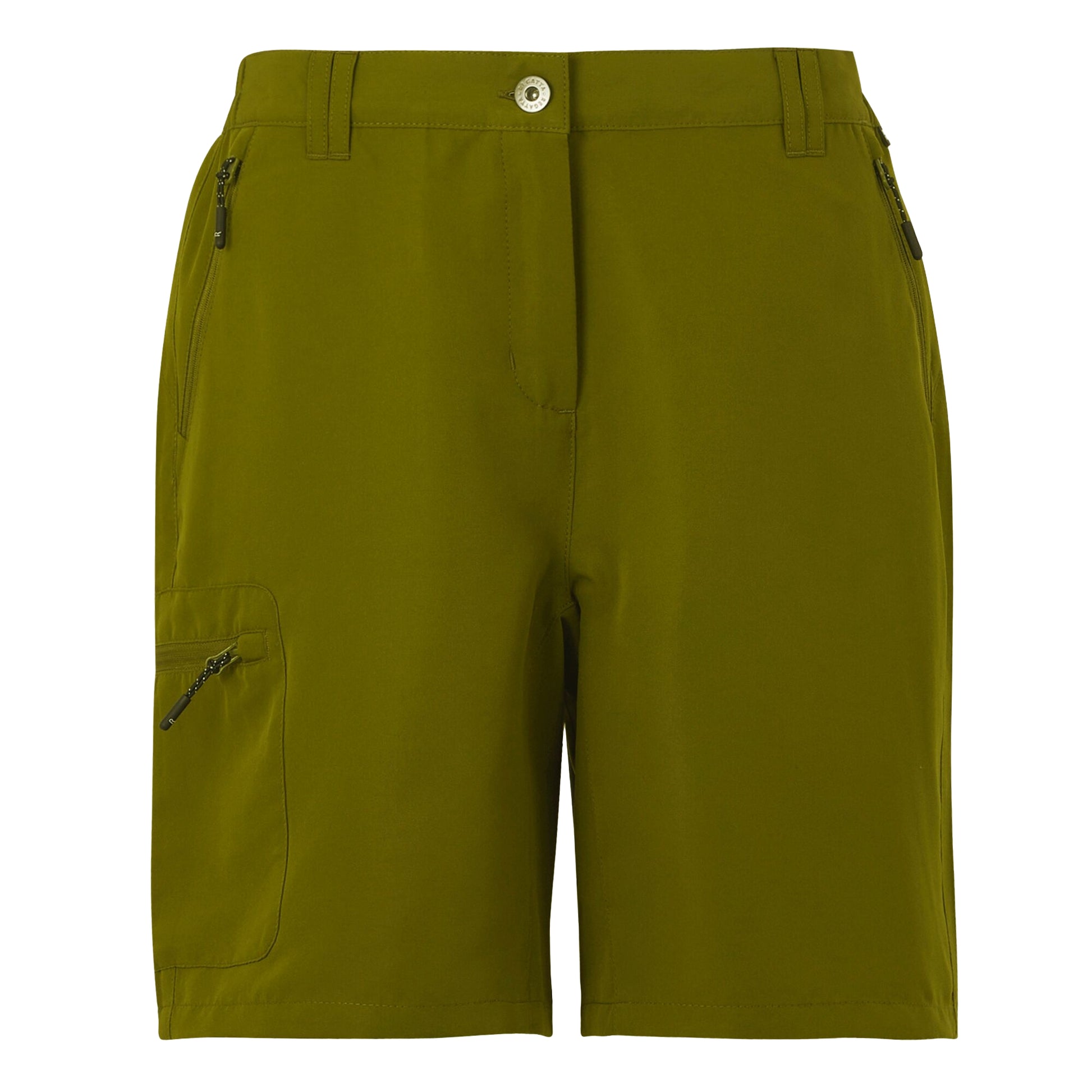 Nephrite Green - Front - Regatta Womens-Ladies Chaska III Walking Shorts