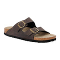 Peat - Front - Regatta Mens Asby Double Strap Sandals