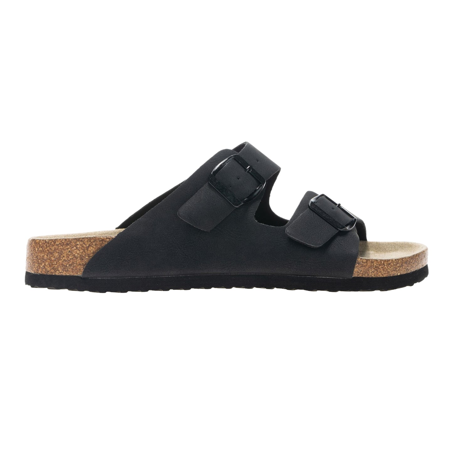 Black - Front - Regatta Mens Asby Double Strap Sandals