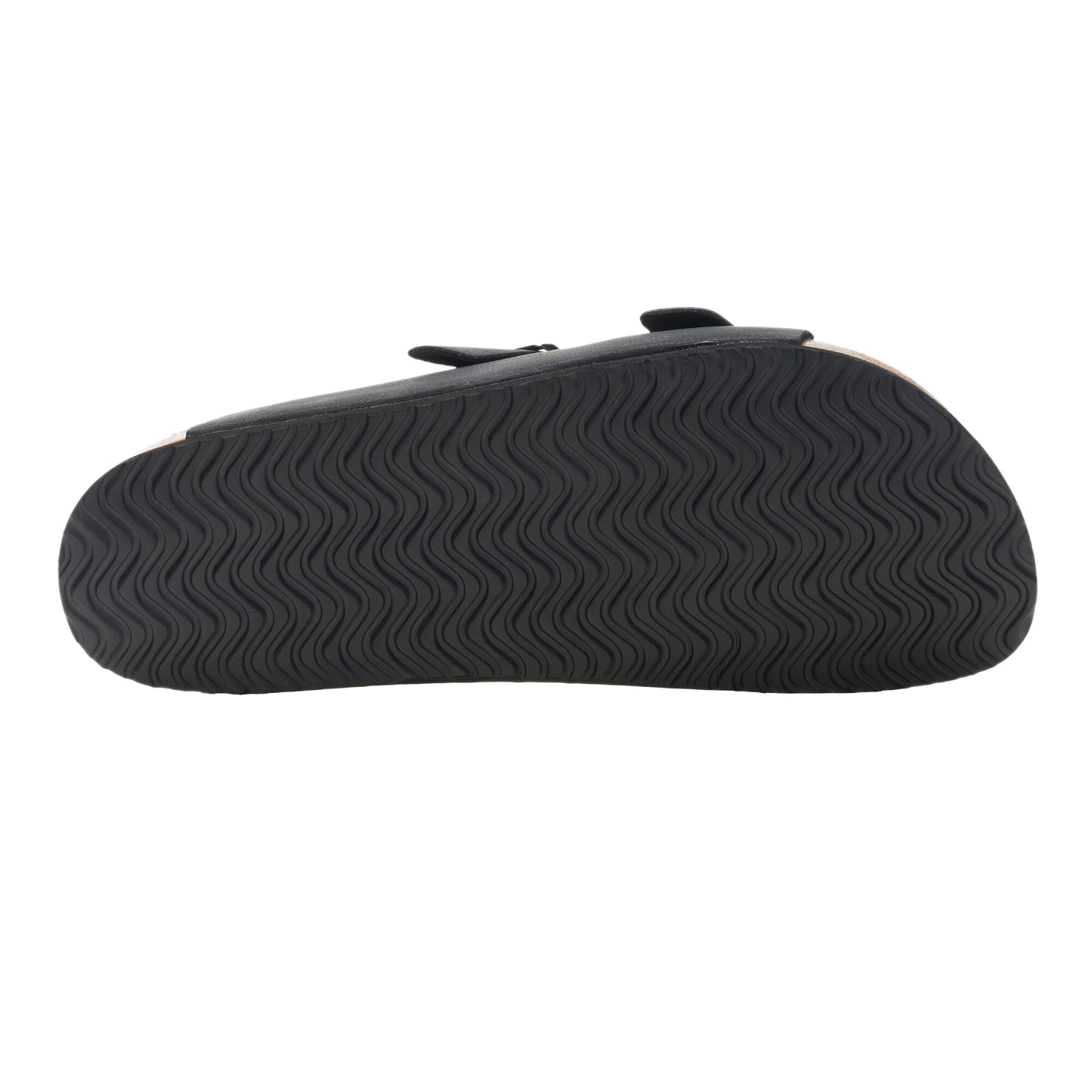 Black - Pack Shot - Regatta Mens Asby Double Strap Sandals