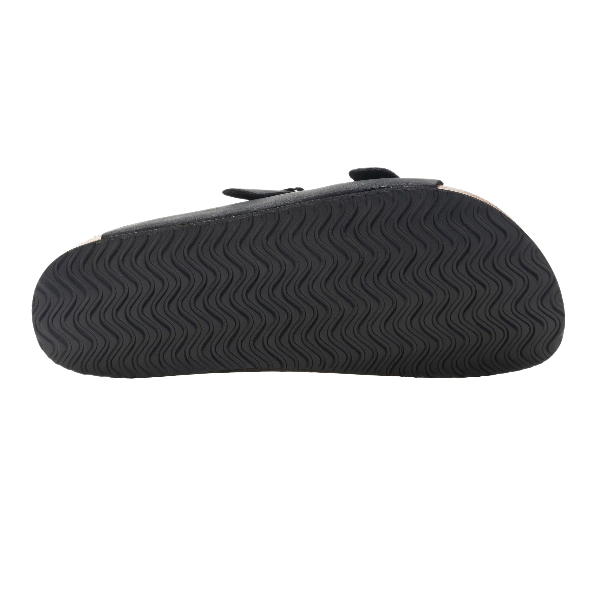Black - Pack Shot - Regatta Mens Asby Double Strap Sandals