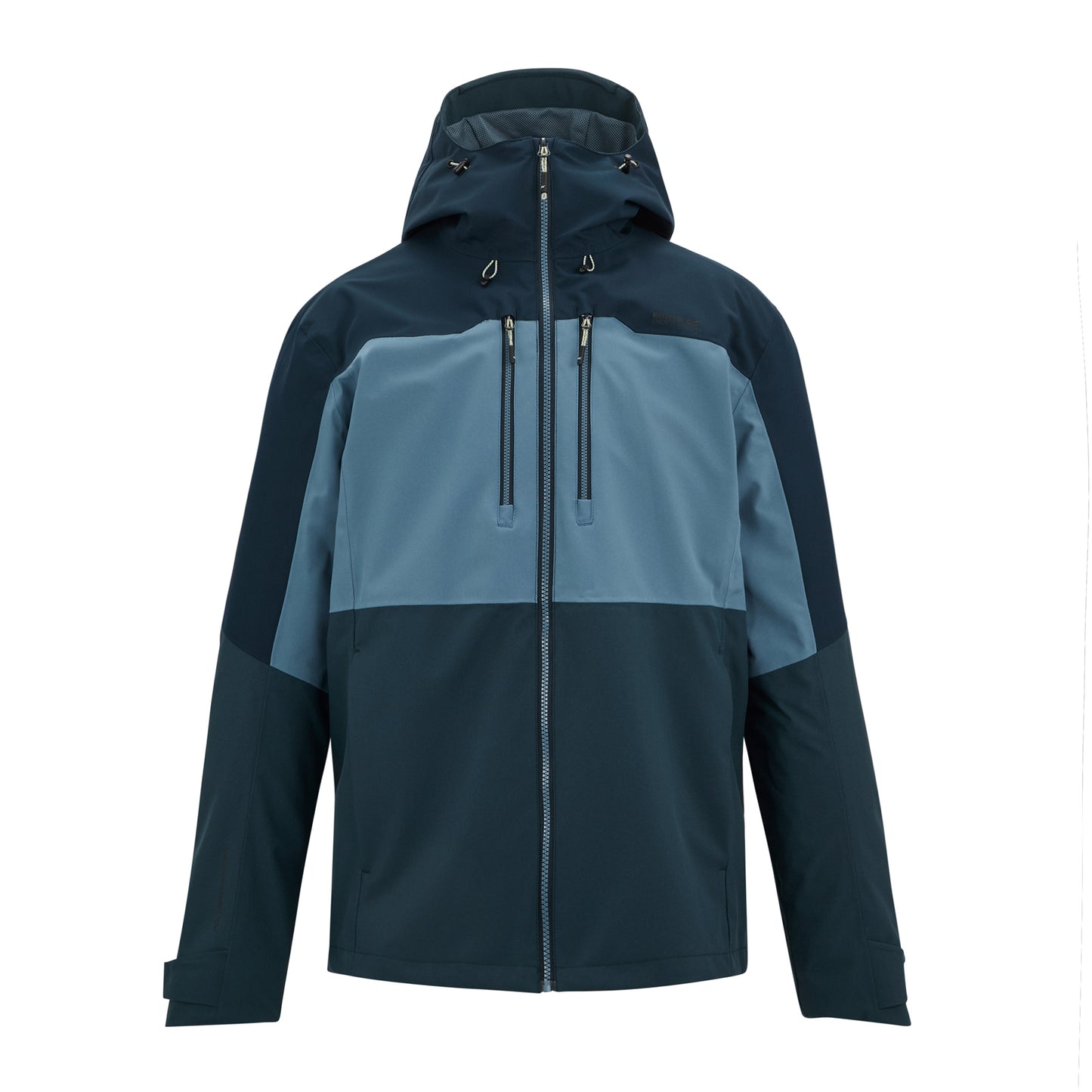 China Blue-Navy-Night Sky - Front - Regatta Mens Maland II Waterproof Jacket