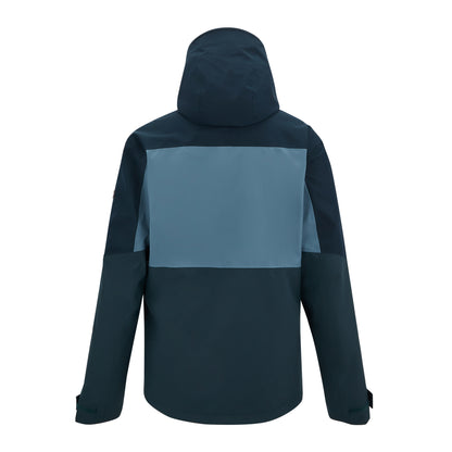 China Blue-Navy-Night Sky - Back - Regatta Mens Maland II Waterproof Jacket