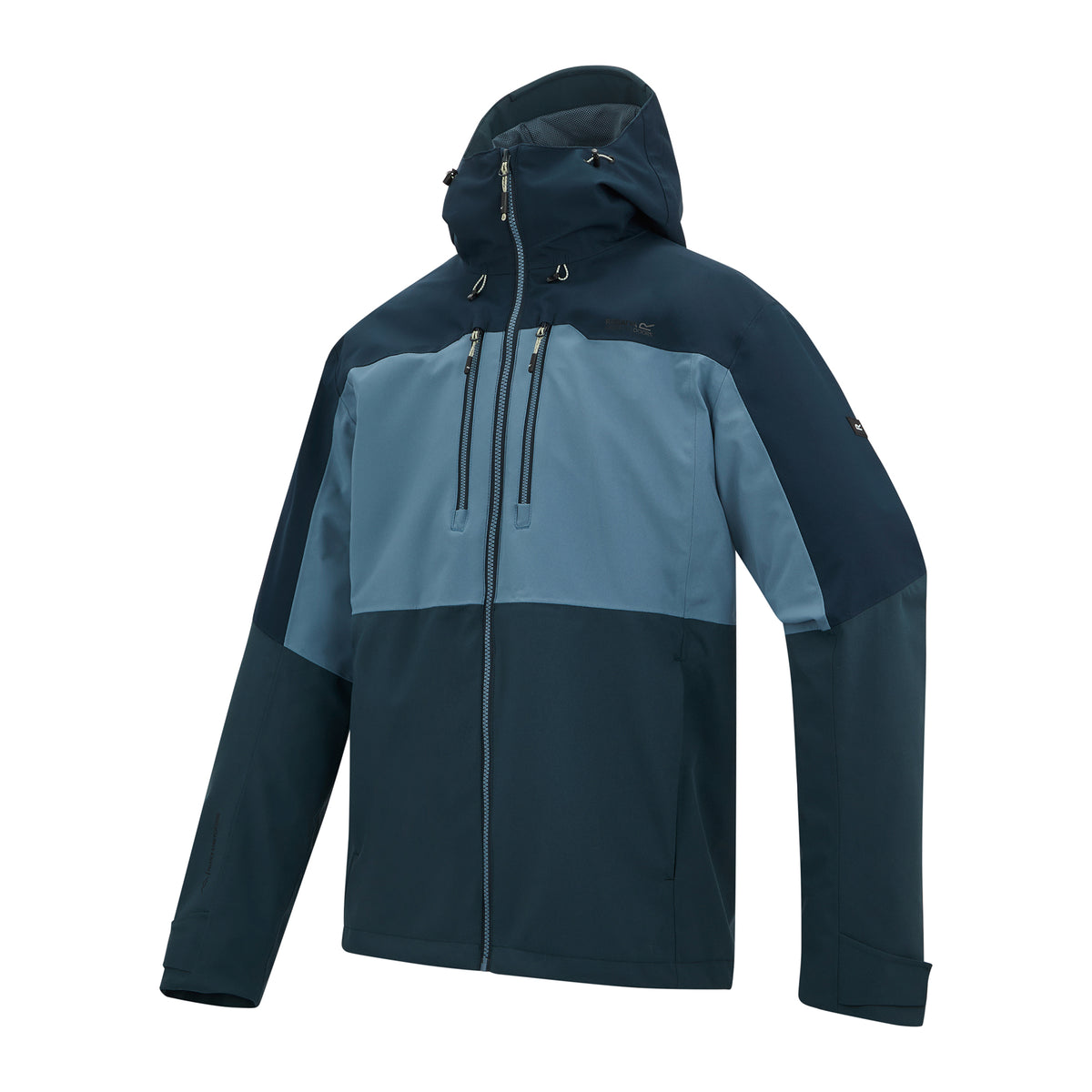 China Blue-Navy-Night Sky - Side - Regatta Mens Maland II Waterproof Jacket