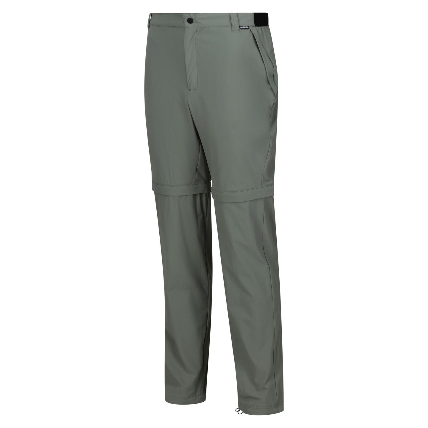 Agave Green - Side - Regatta Mens Travel Light Zip-Off Trousers