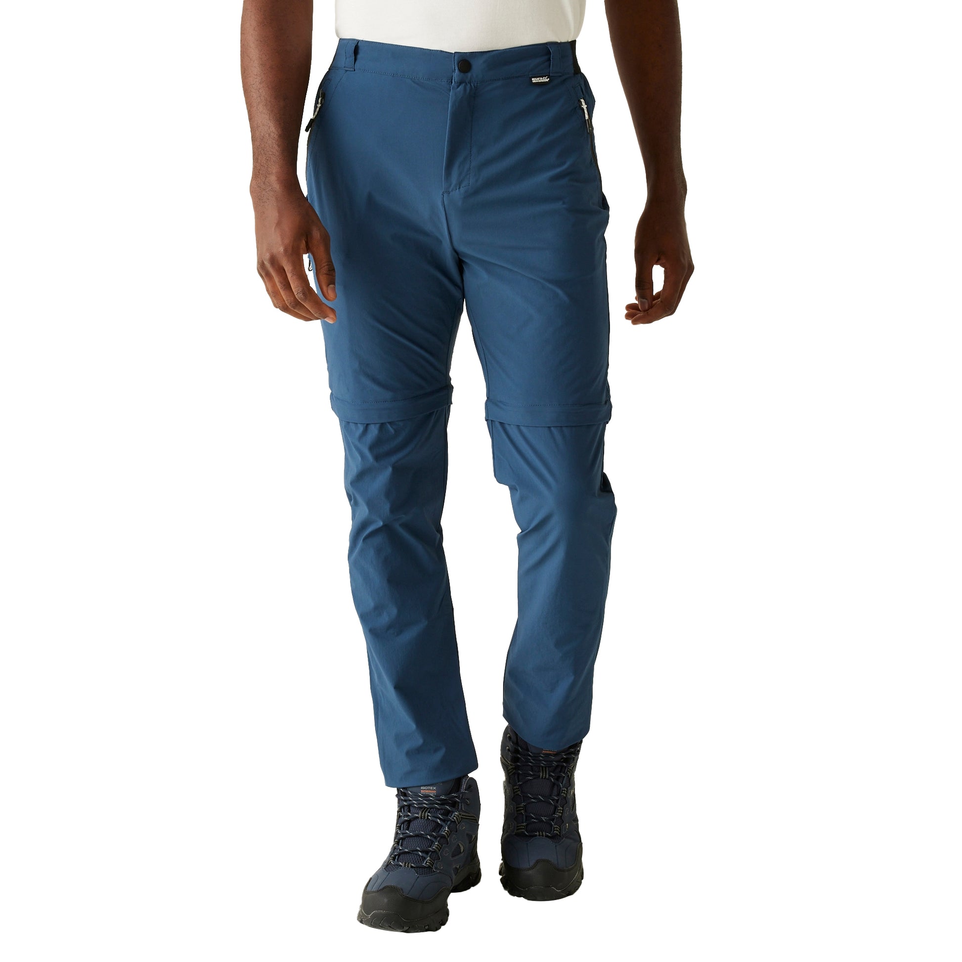 Moonlight Denim - Lifestyle - Regatta Mens Travel Light Zip-Off Trousers