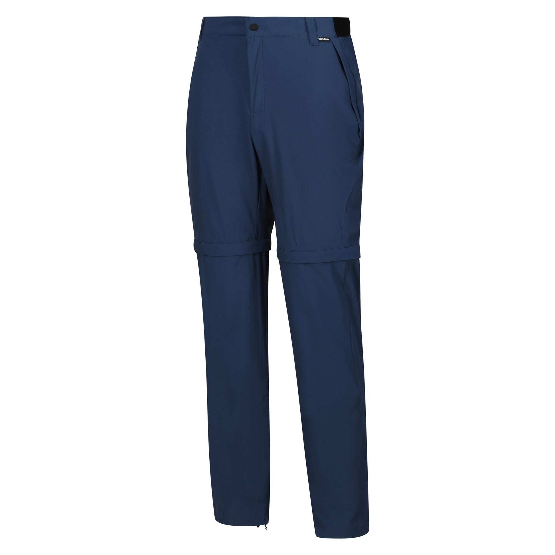 Moonlight Denim - Side - Regatta Mens Travel Light Zip-Off Trousers