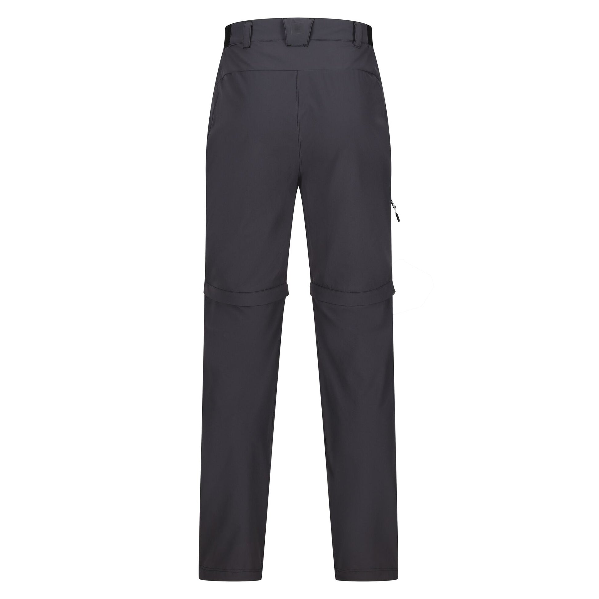 Ash - Back - Regatta Mens Travel Light Zip-Off Trousers