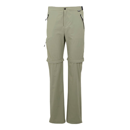 Golden Sand - Front - Regatta Mens Travel Light Zip-Off Trousers