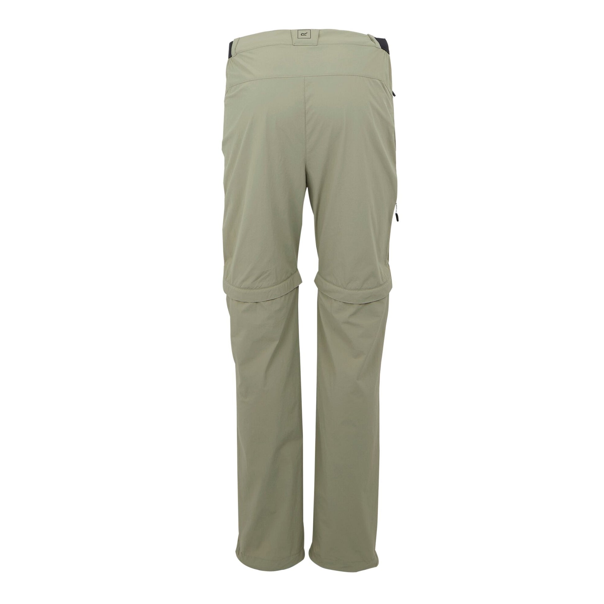 Golden Sand - Back - Regatta Mens Travel Light Zip-Off Trousers
