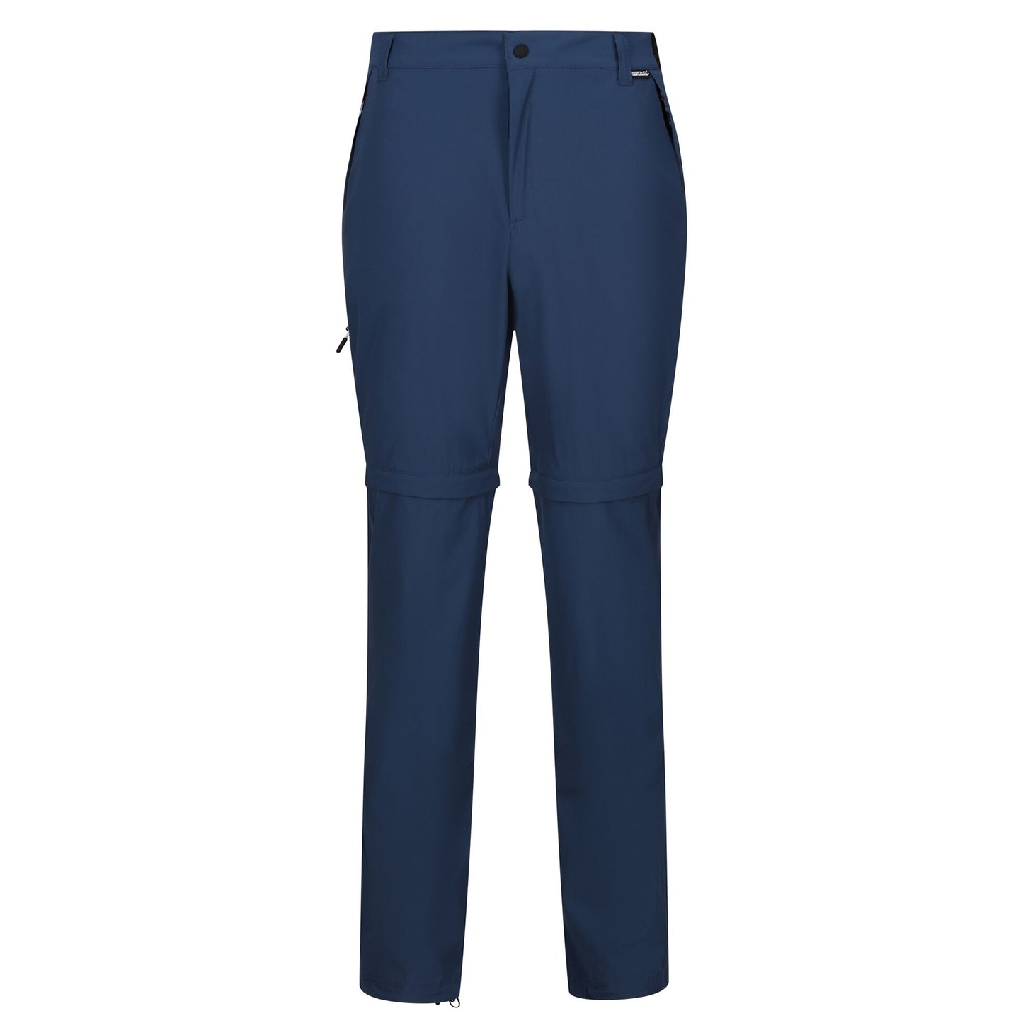 Moonlight Denim - Front - Regatta Mens Travel Light Zip-Off Trousers